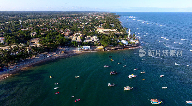 praia do forte鸟瞰图